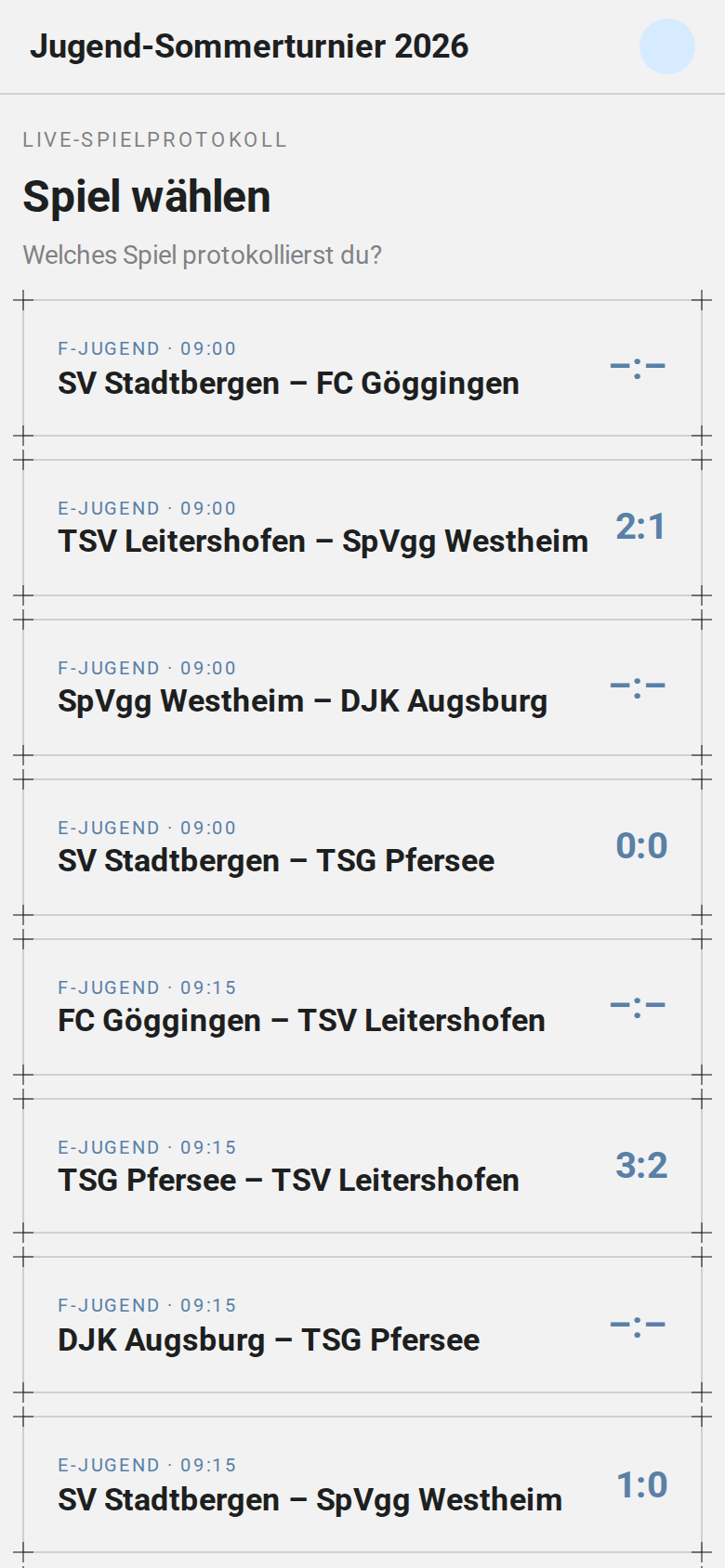Schritt 9: Live mitschreiben (wer mag)